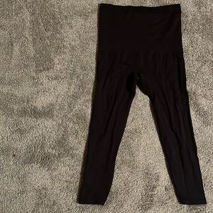 High waisted black leggings